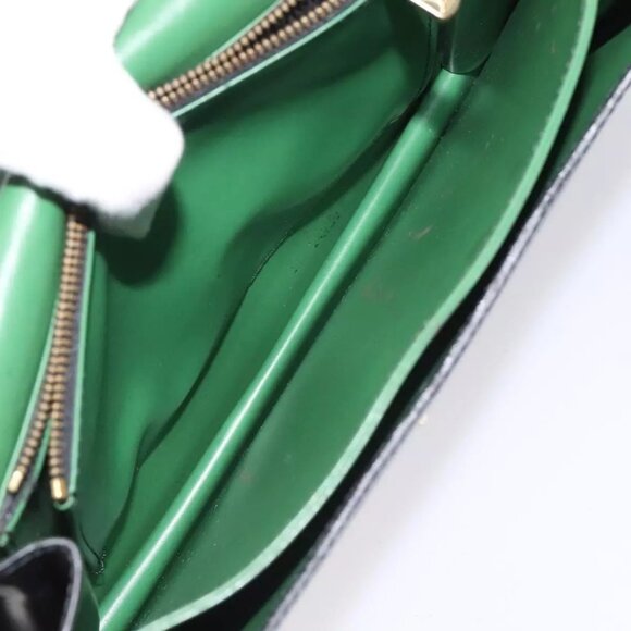 LOUIS VUITTON Epi Free Run Shoulder Bag Green Black M52414 LV Auth 115150 - Picture 13 of 16